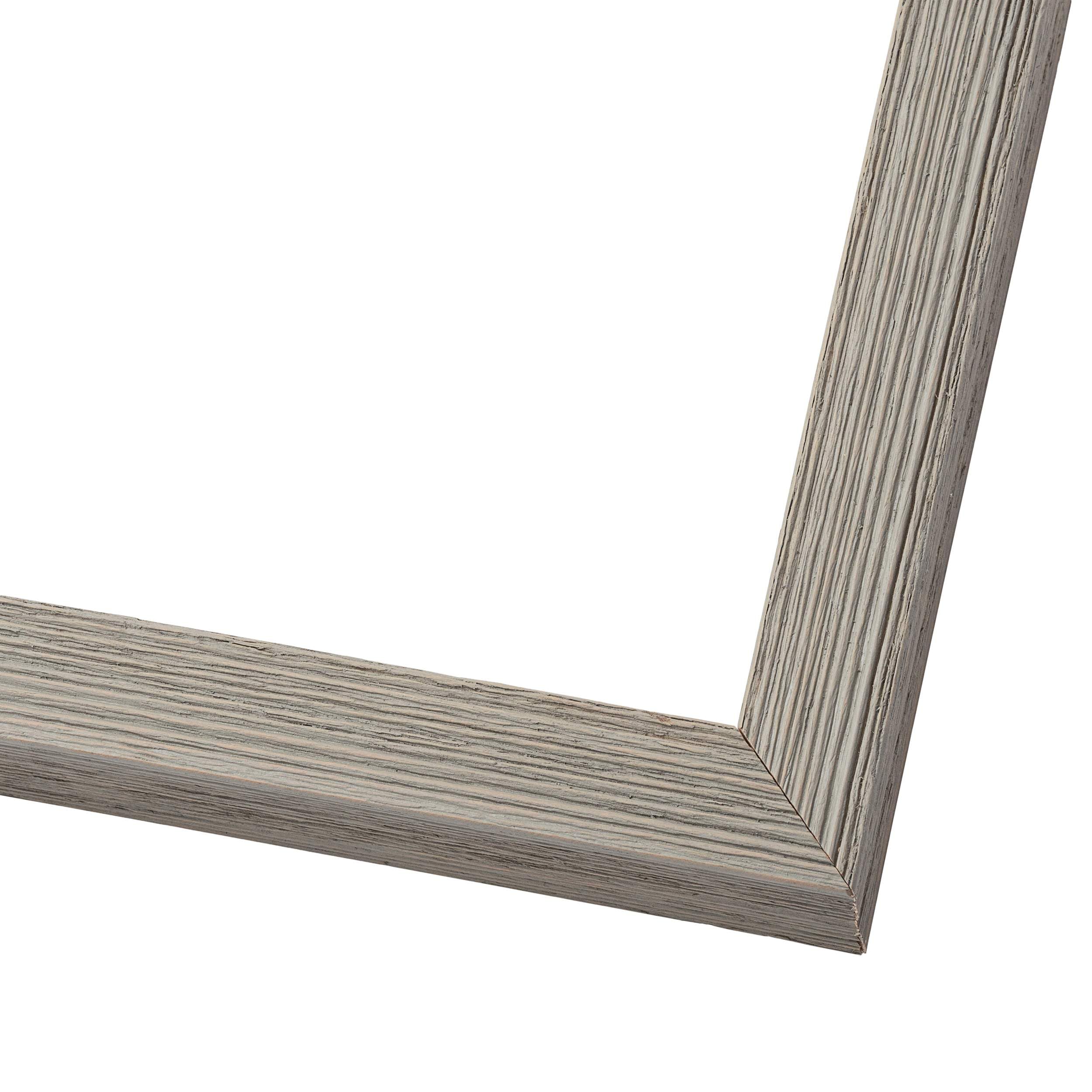 12x20 Shadow Box Grey Barnwood Display Frame | 1.25 Inches Deep | 0.875 Inch Moulding Width | Includes Shatter Resistant Acrylic Plexiglass, Backing, and Hanging Hardware