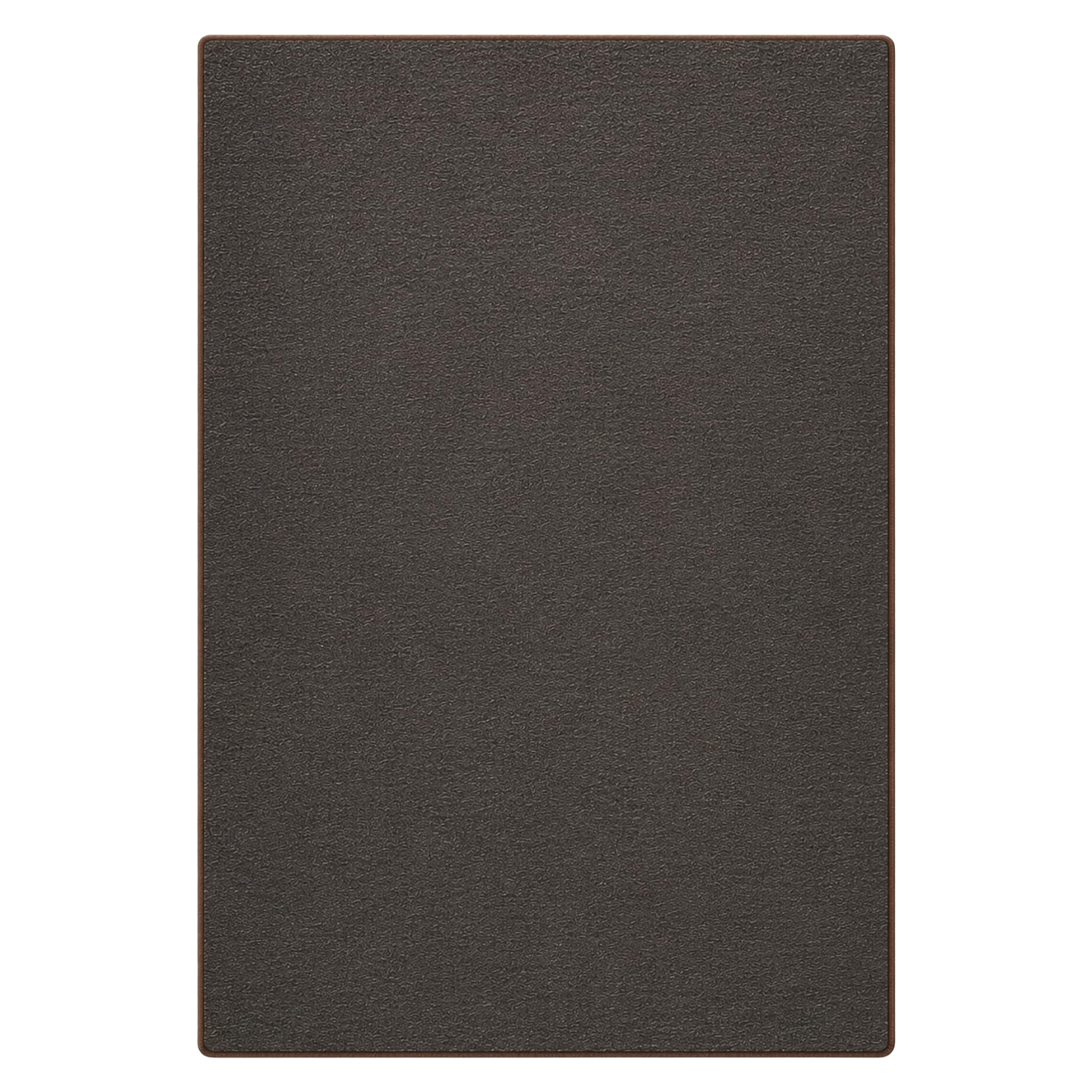 CASA PURA Rug London, Many Sizes, Easy-Care Flat Loop Pile, Hallway, Bedroom, Kitchen, Living Room (Dark Brown - 200 x 200 cm)