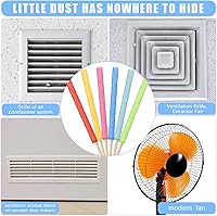 Vista 4 de Honeydak 12 piezas de microfibra con detalles de plumero, mini plumero, herramienta de limpieza de grietas, limpiador de ventilación de aire