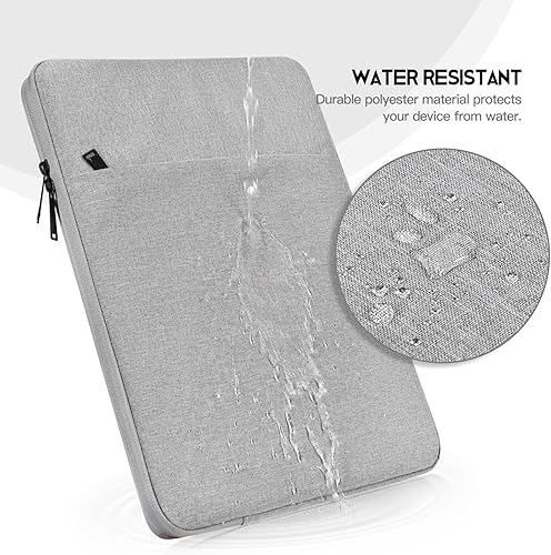 Vista 59 de Funda impermeable para laptop HP Envy 17/HP Pavilion 17/Omen 17, Acer Predator 17/Aspire 17.3, Dell Inspiron 17, Lenovo, HP, MSI GS75, bolsa Gris