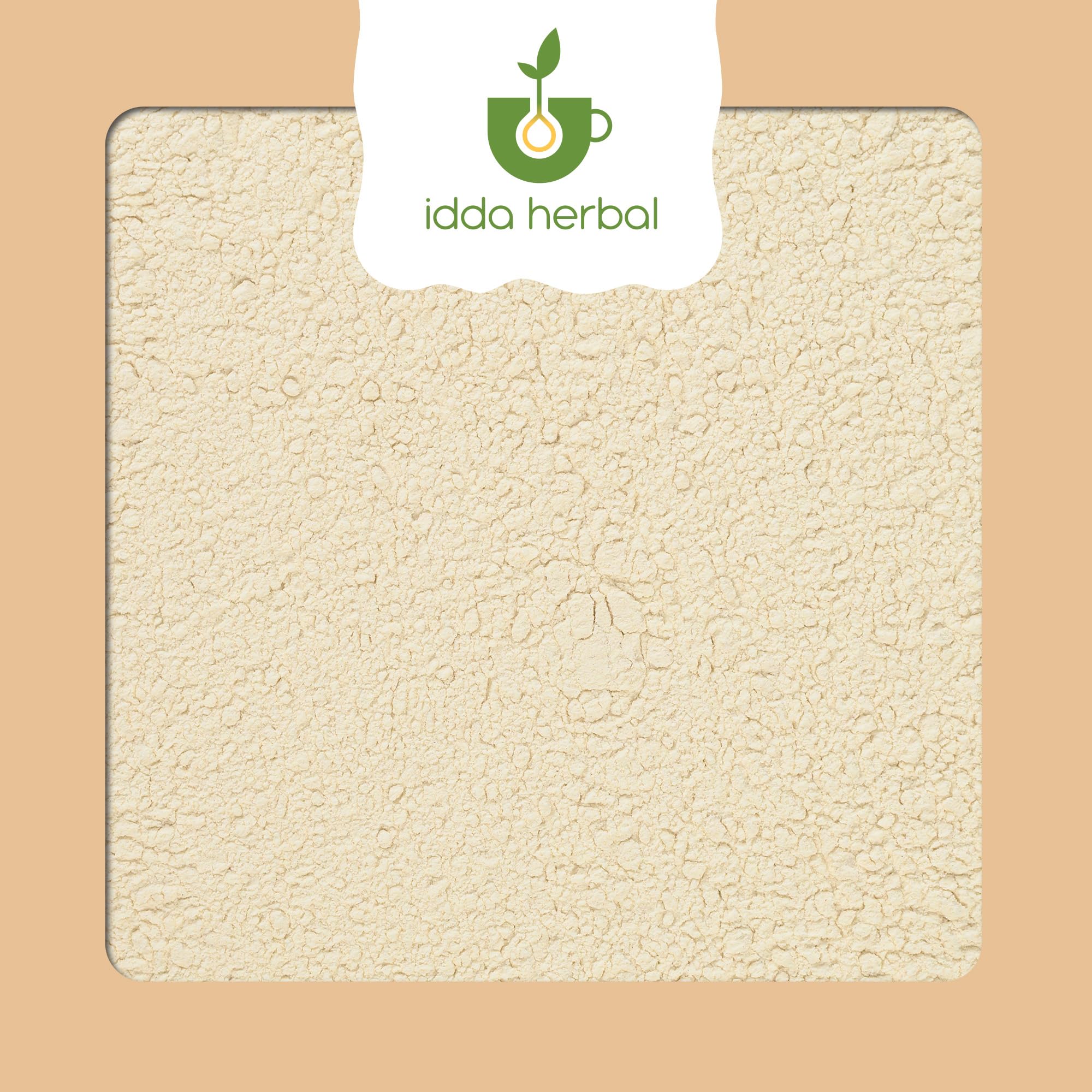 IDDA Herbal Poudre de Caroube E410 500g, Graines de Caroube Poudre sans Gluten, Viscosité 3000 CPS