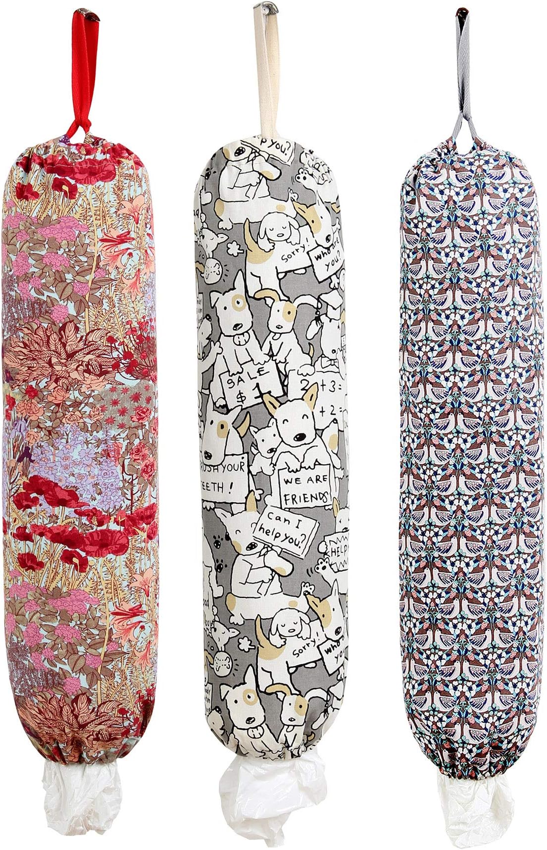 Plastic Grocery Bag Holder and Dispenser - (3 PACK)