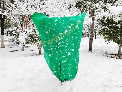 Miniatura 7 de Cubiertas para plantas de protección contra la congelación, cubiertas de plantas de 10 x 33 pies para invierno, mantas de escarcha para plantas al