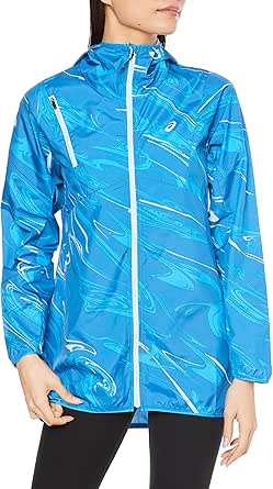 asics(アシックス) ランニングウェア ハッ水グラフィックウーブンジャケット 2012C780 レディース