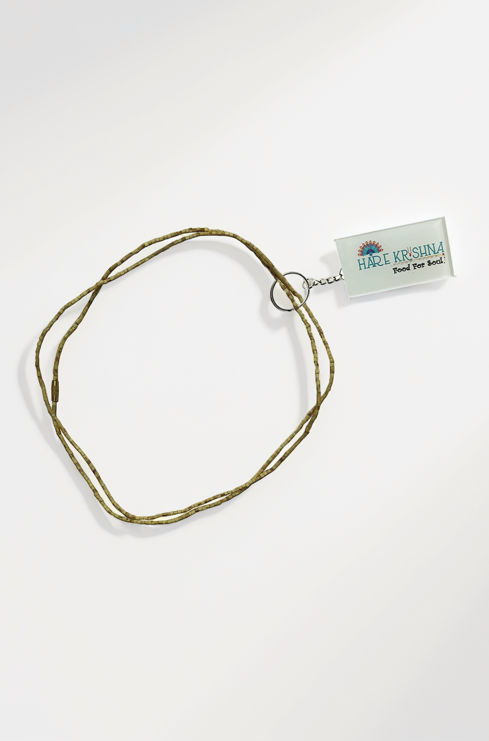 Holy Tulsi Kanthi Mala 2 Round I ISKCON Tulsi Mala I Wood chain for Men & Women