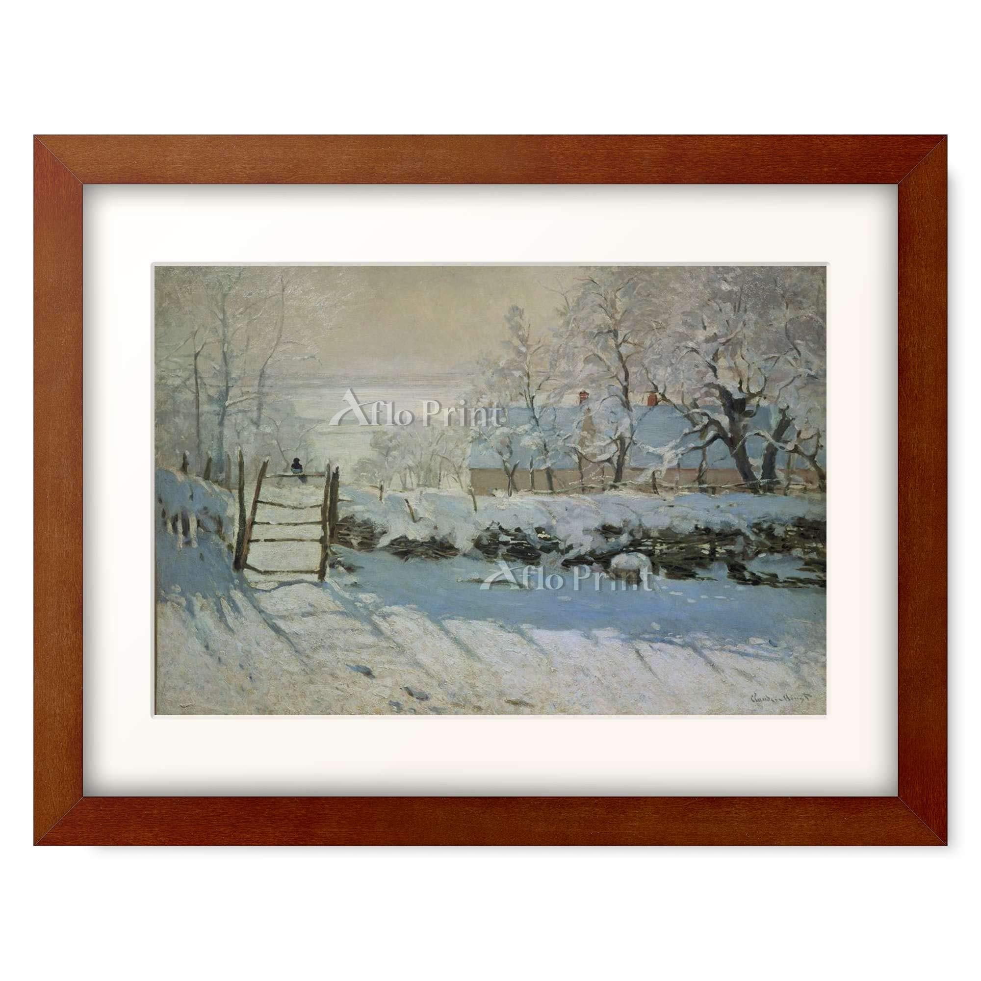 Amazon｜クロード・モネ Claude Monet 「かささぎ The Magpie. 1868/69