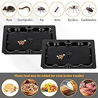 Vista 3 de Qualirey 36 Pack Mouse and Insect Glue Traps, Strong Sticky Mice Traps Indoor for Home, Pre Scented Rodent Pads with Non Toxic Glue for House