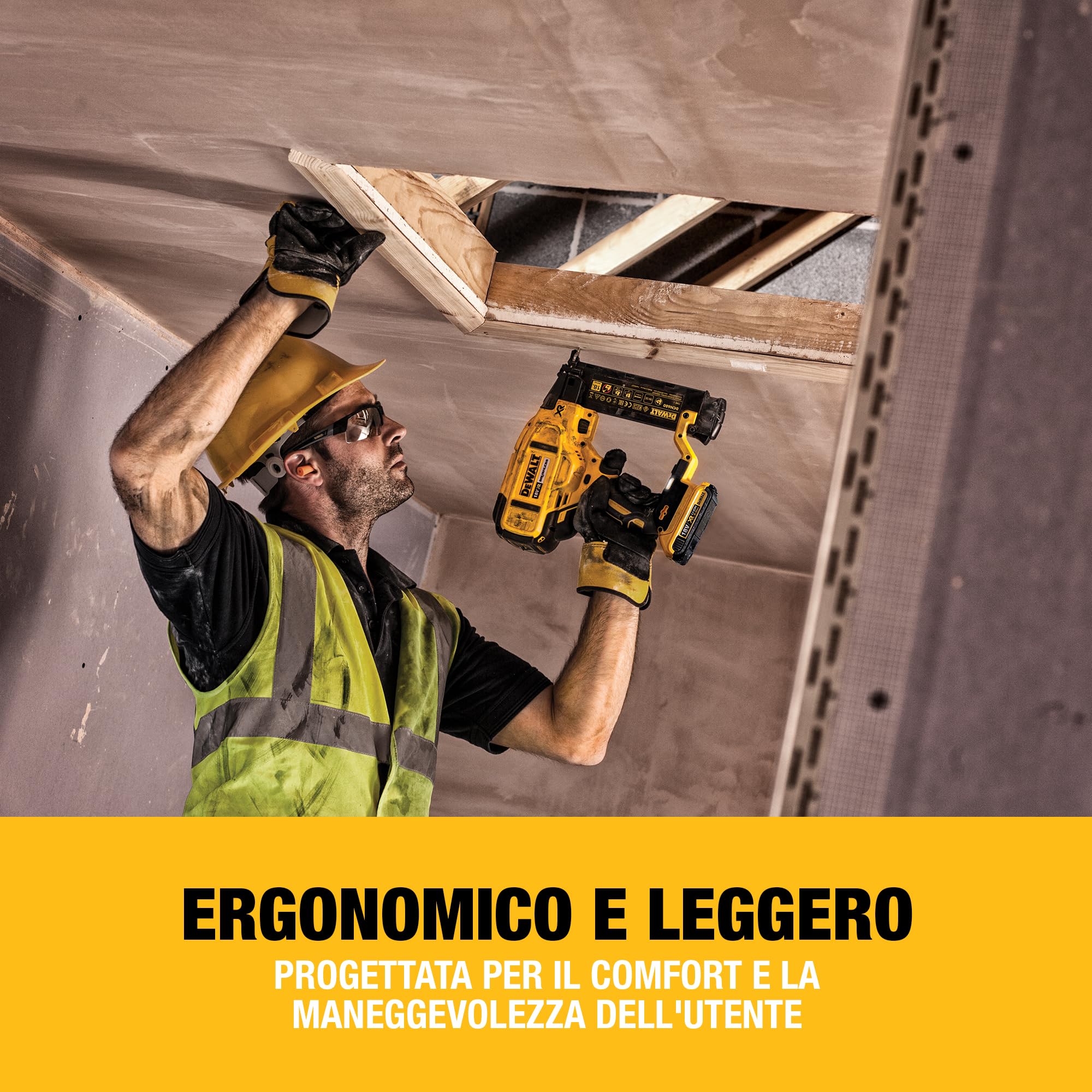 DEWALT 18V XR Chiodatrice Fissa Brushless 18 Calibro 18, Solo Utensile, DCN680N-XJ