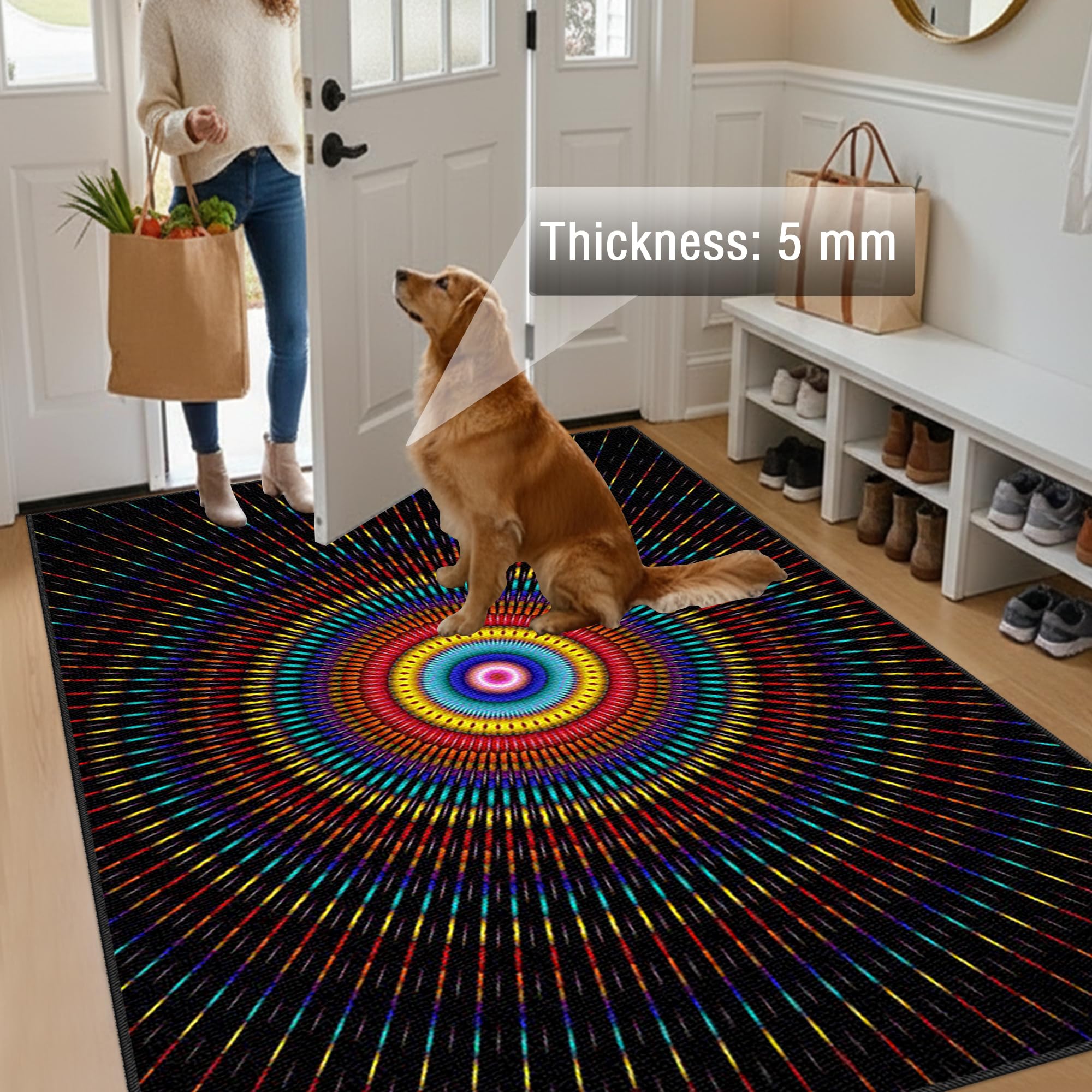 Tapis Sol Gaming 200 x 290 cm pour Salon Chambre Chambre Salle à Manger Cuisine