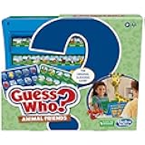 Hasbro Gaming Guess Who? Animal Friends Game | 2 Double-Sided Animal Sheets | 2-Player Board Games for Kids | Back to School Gifts | Ages 6+ (Amazon Exclusive)