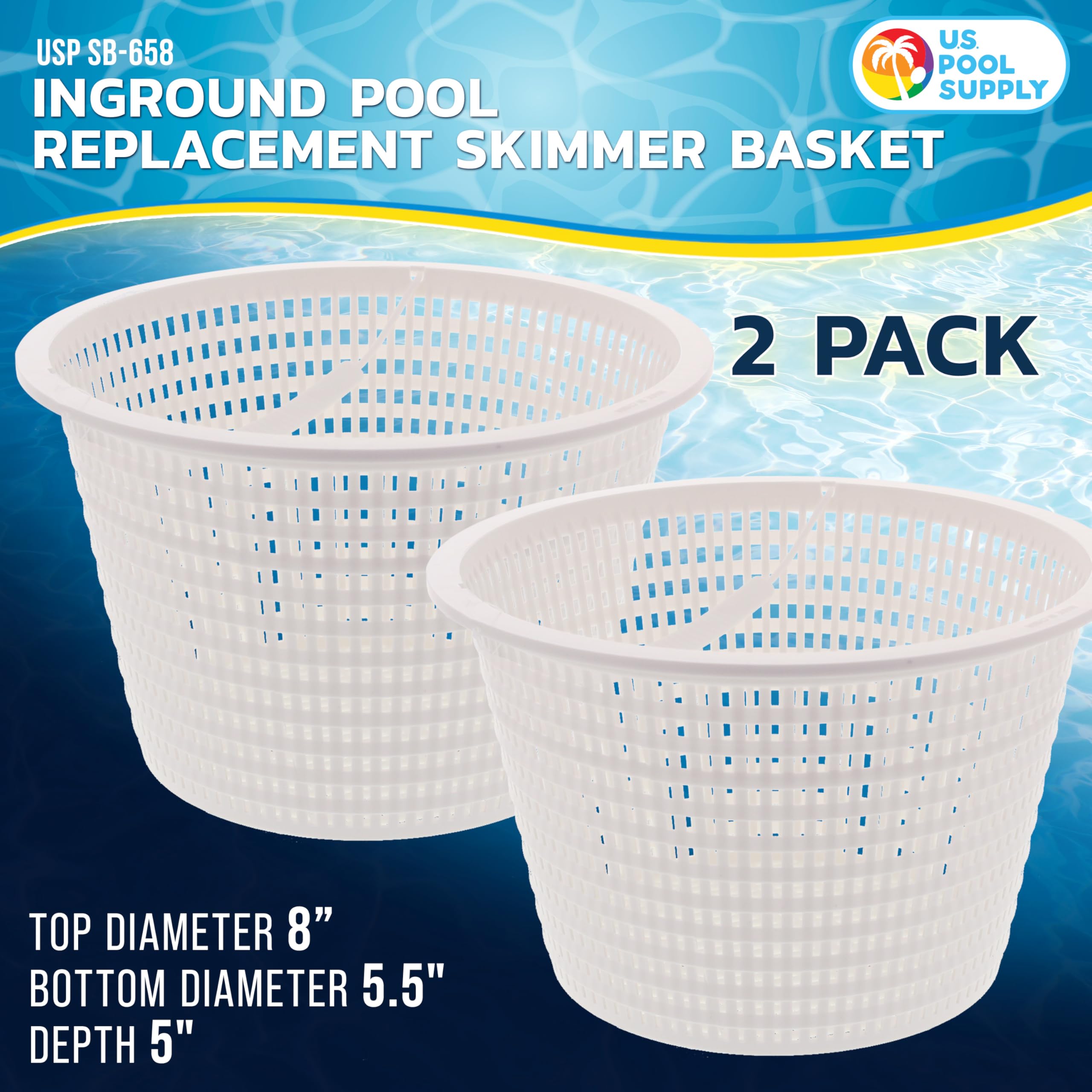 U.S. Pool Supply Cesta de Repuesto de plástico para Piscina