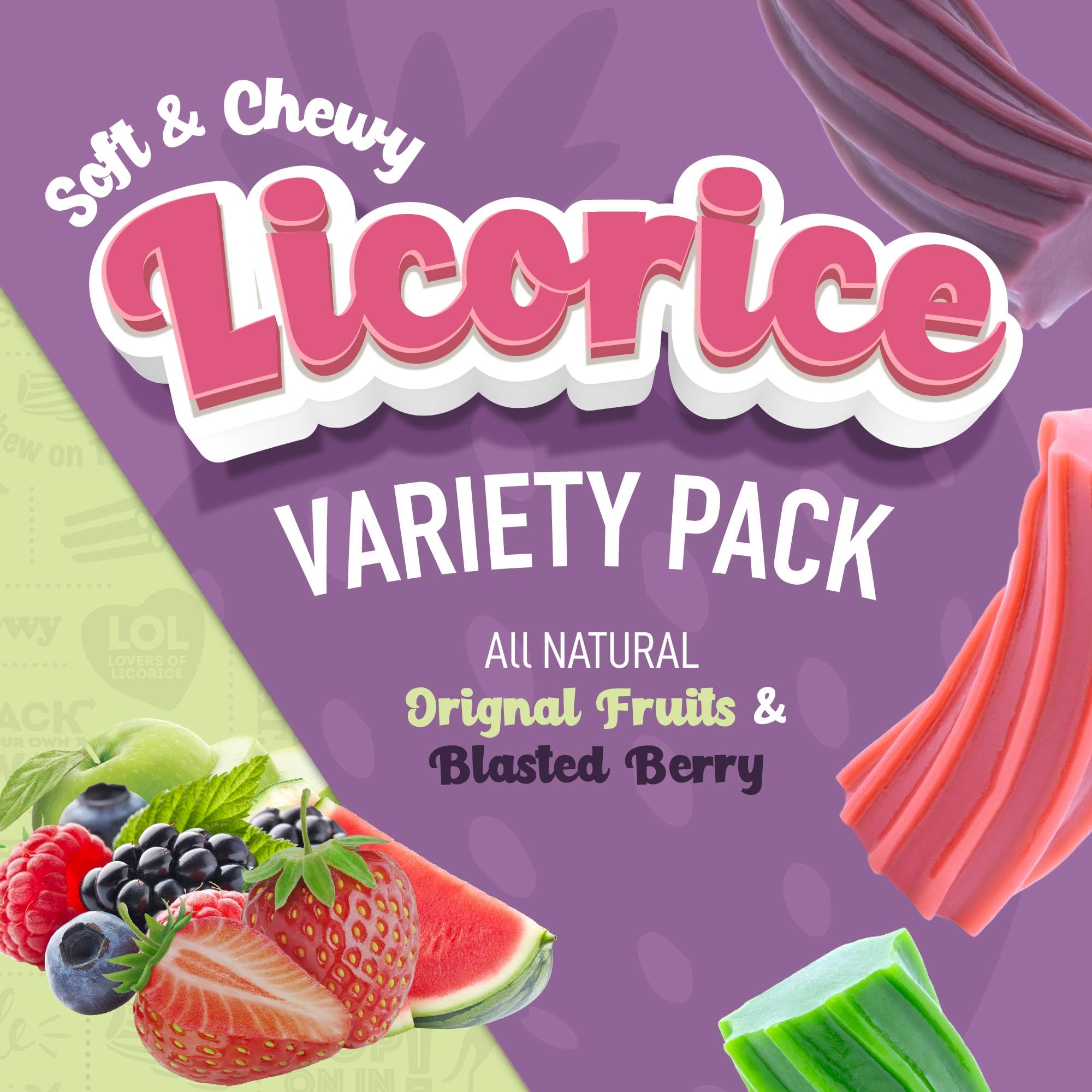 Amazon.com : Wiley Wallaby OG Fruit, Blasted Berry Licorice