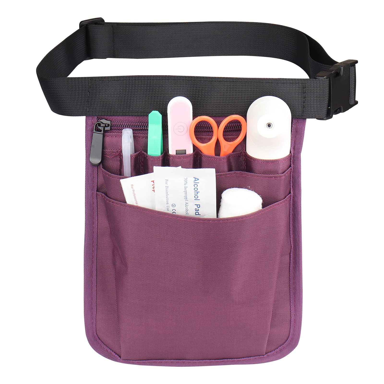 WesslecoNurse Fanny Pack with Tape Holder, Purple,