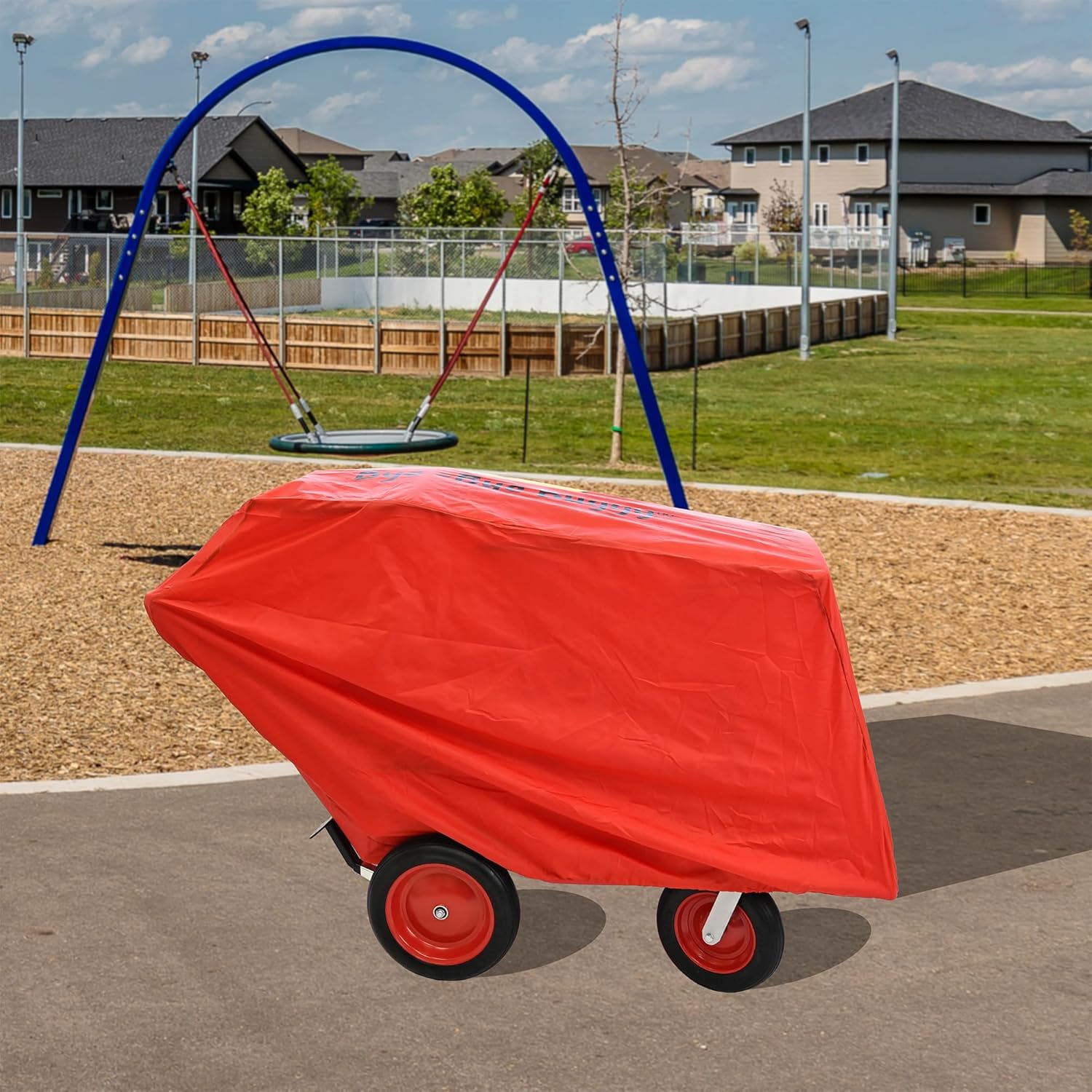 Children’s Factory Bye Bye Buggy Tarp, Protective Fitted Cover for Commercial Daycare and Preschool Strollers (Buggy Sold Separately)