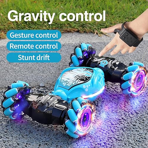 Miniatura 2 de TWZGD Detección de gestos Deformación Control remoto Coche Stunt Twist Car Control Manual Vehículo todoterreno Tracción en las cuatro ruedas Juguete