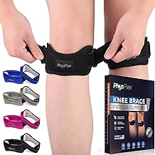 2 Pack Patella Knee Brace - Knee Support and Pain Relief, Running, Hiking, Basketball, Jumpers Knee, Tendonitis, Adjustable Strap Patellar Tendon Stabilizer