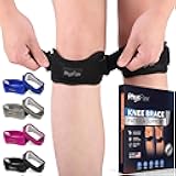 2 Pack Patella Knee Brace - Knee Support and Pain Relief, Running, Hiking, Basketball, Jumpers Knee, Tendonitis, Adjustable Strap Patellar Tendon Stabilizer