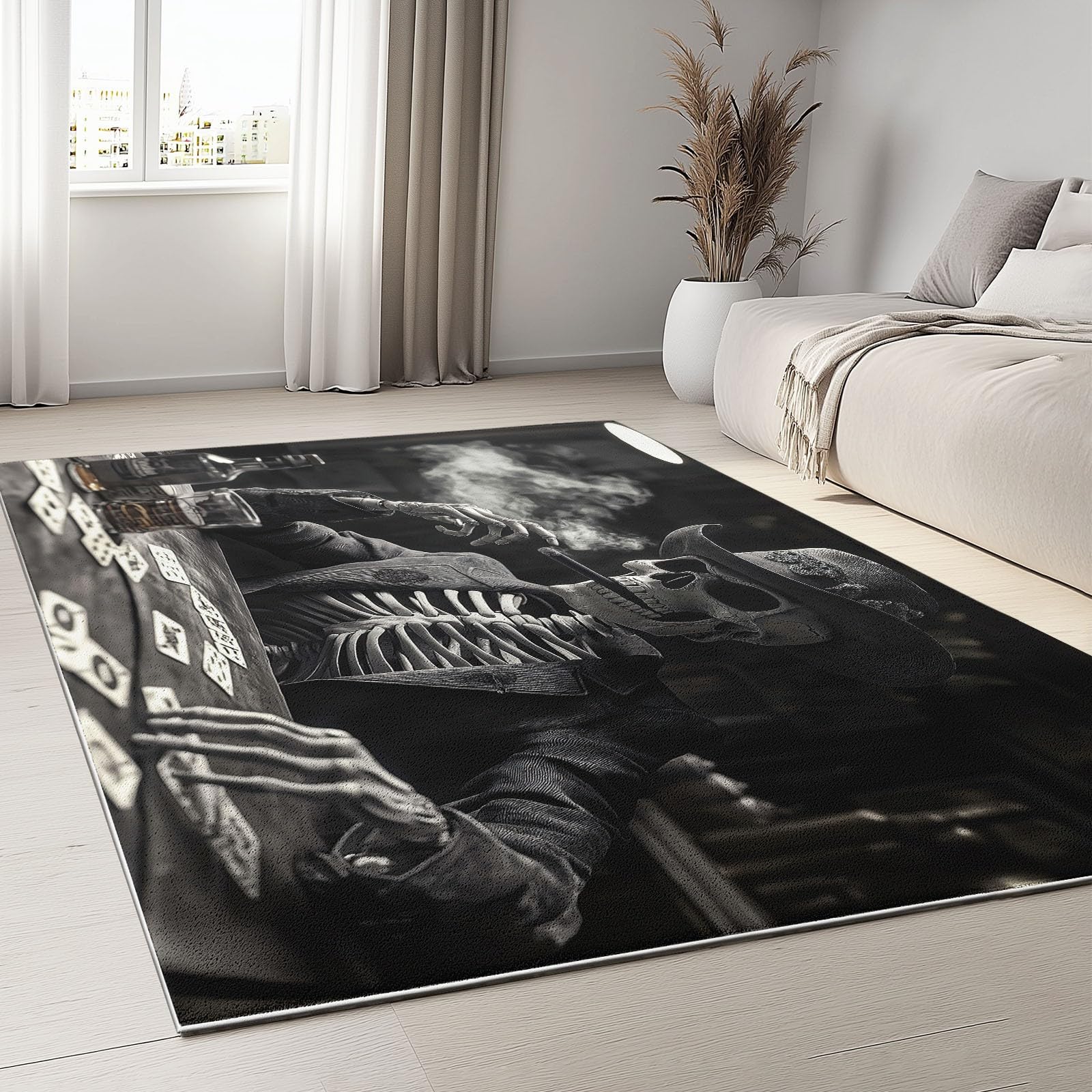 Tapis à poils courts 120x180 pour une ambiance western dans la chambre