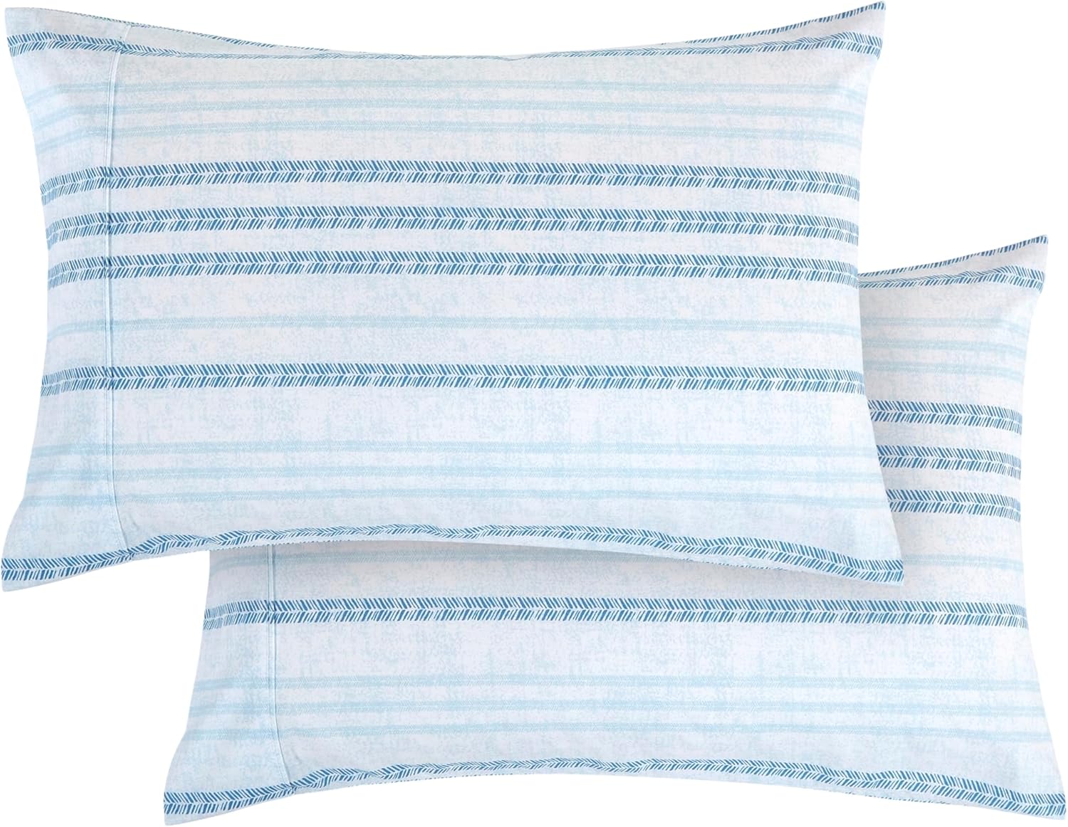 Elegant Comfort Softest and Coziest 6-Piece Sheet Set - 1500 Premium Hotel Quality Microfiber - Deep Pocket, Wrinkle Resistant 6-Piece Floral Bed Sheet Set, King, Traci Aqua - Image 6