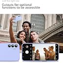 YATWIN Silicone Back Case for Samsung Galaxy A25, Soft-Touch Phone Back Cover for Samsung Galaxy A25 - Lilac gallery image
