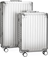 carry silver Amazon.com | GLX2 X2 All Aluminum Luggage Suitcase 3 Sizes (20