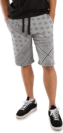 Amazon.com: VIBES Capri Jogger Pantalones cortos para hombre con estampado  de cintura elástica y parte inferior : Ropa, Zapatos y Joyería