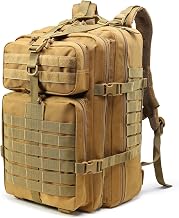 SHANNA Tactical Military Backpack 45L Hunting Trekking Backpack Army Molle Assault Pack Combat Backpack for Outdoor Hiking Camping Fishing Hunting Climbing