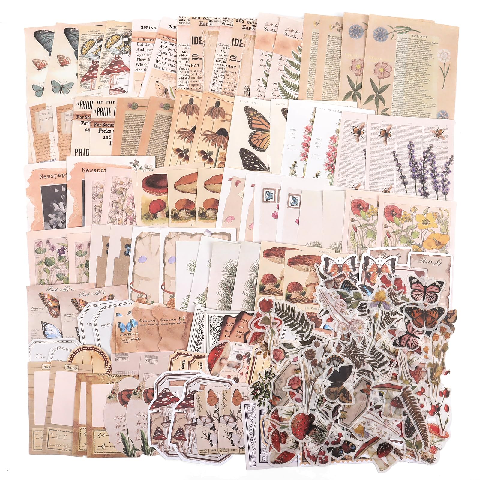90 Pièces Papier Vintage Pour Journal, Scrapbooking, Accessoires De Papier Pour écrire, Dessiner