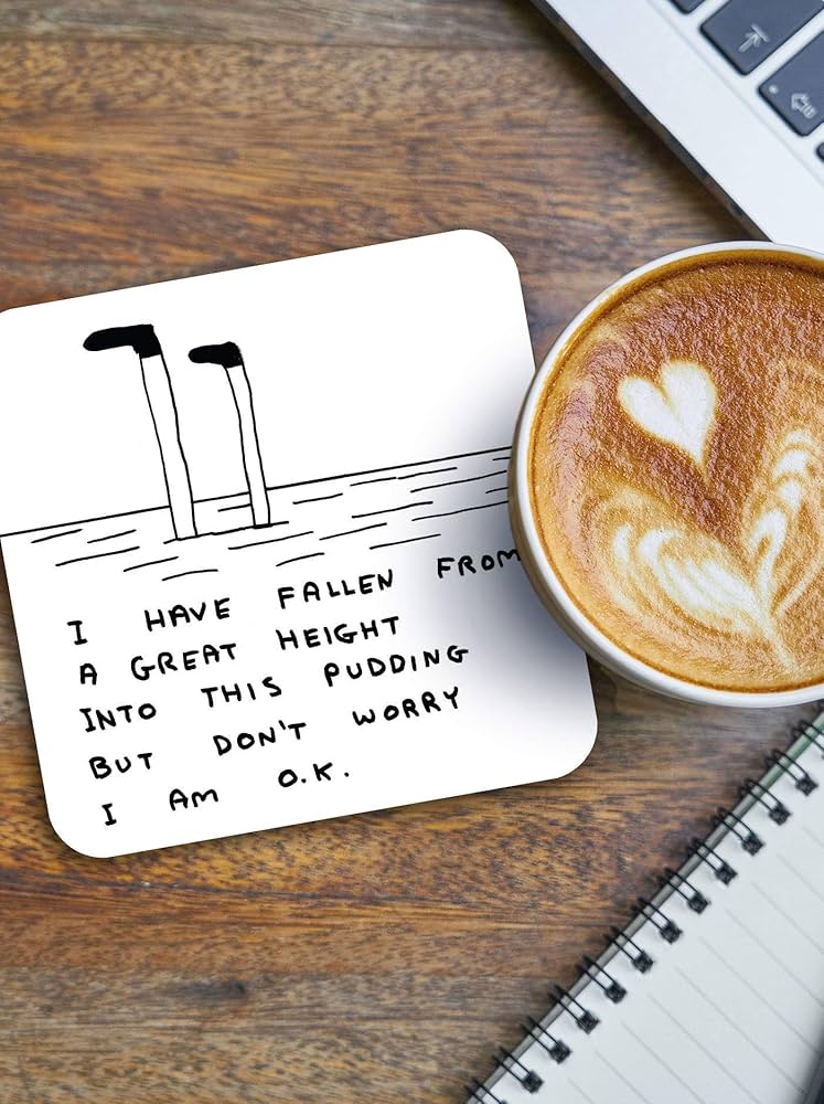 David Shrigley Onderzetter Live In Harmony - PUP STORE