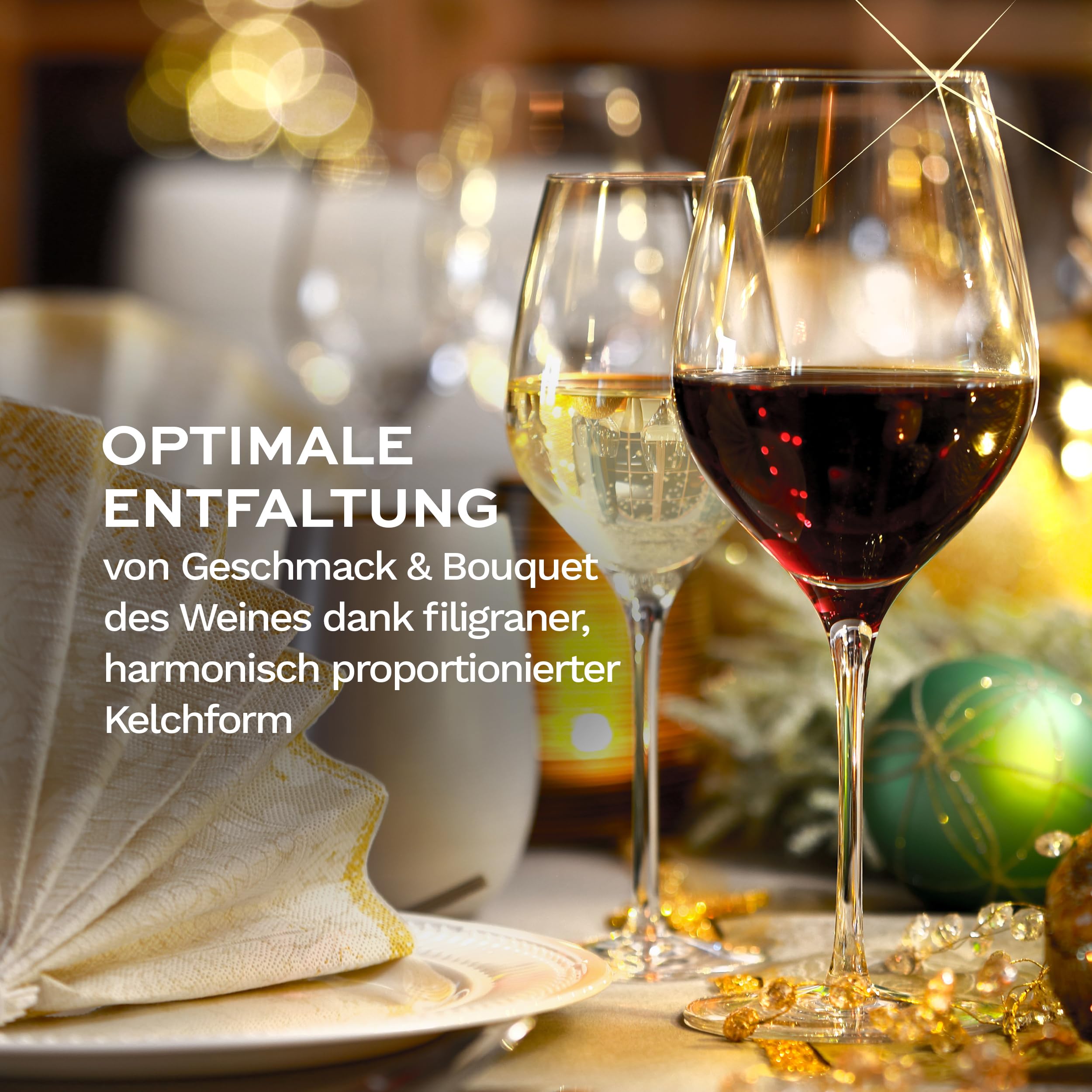 Stölzle Lausitz Exquisit Royal Bordeauxgläser Rotweingläser 645 ml, 6er-Set | Bordeauxgläser und Rotweingläser für Bordeaux-Weine und Aromaentfaltung, aus Kristallglas, stoßfest & spülmaschinengeeignet