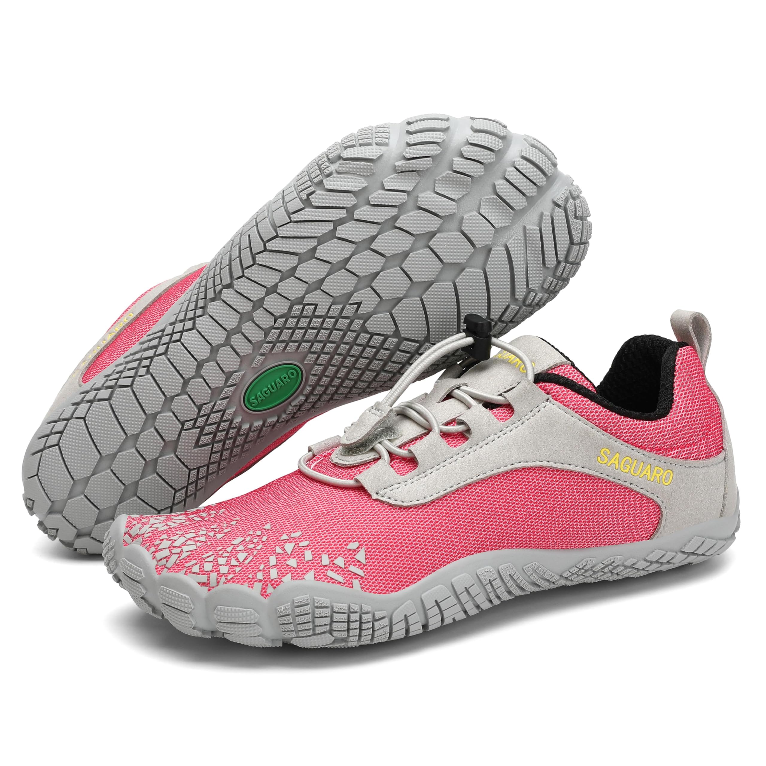 SAGUARO Unisex Barfußschuhe Leicht rutschfest Traillaufschuhe für Outdoor & Indoor