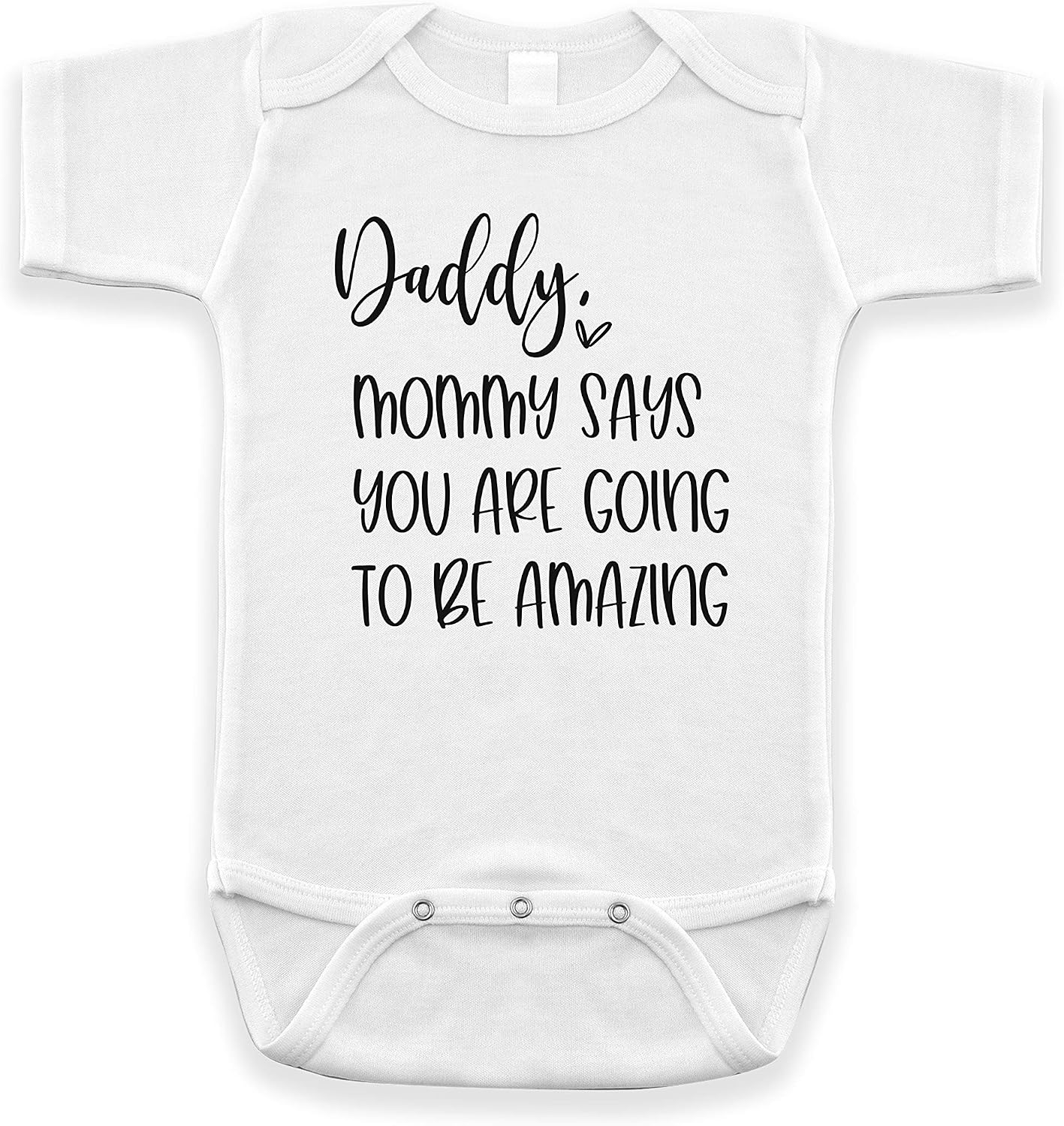 Surprise Pregnancy Announcement For Dad New Baby Reveal for Daddy Infant Bodysuit, 0-3 months, White