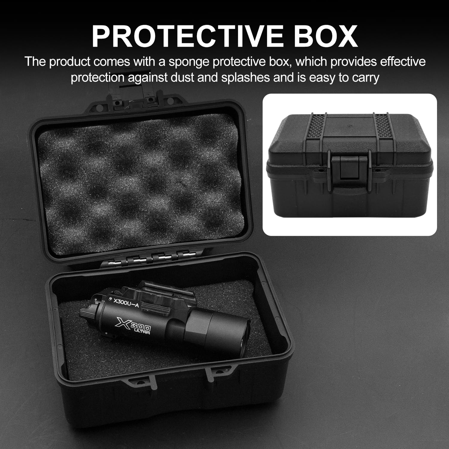Zhongren X300 Tactical Pistol Light Flashlight Torch 800 Lumens White Lighting Tactical Airsoft Torch Flashlight 2 Mode Constant-on/Momentary-on Light (Tan) - Image 3