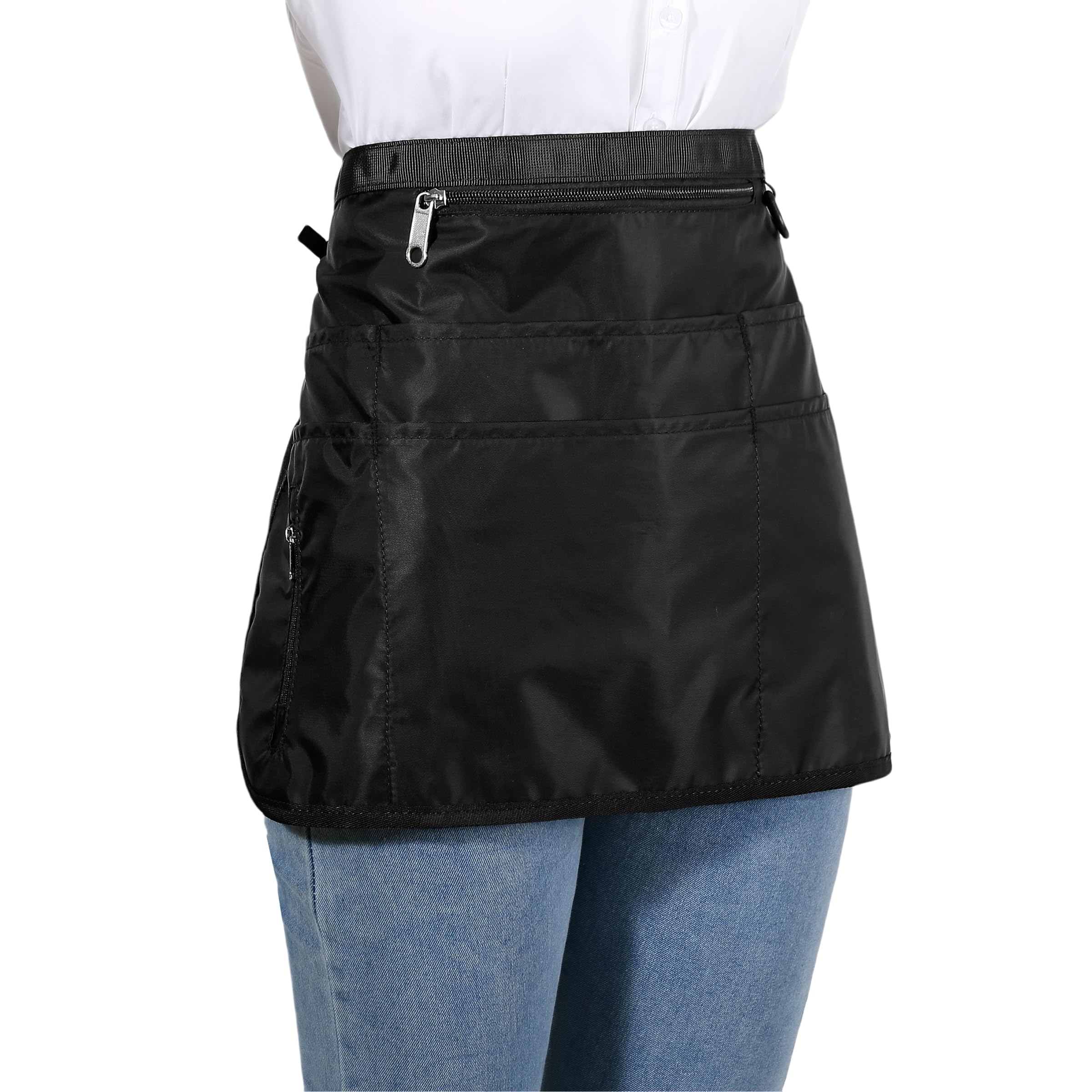 Bafelia Tablier de nettoyage pour femme avec 7 poches, tablier professionnel imperméable pour ménage, travail