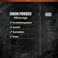 Vista 3 de Frontier Co-op Polvo de cebolla blanca, bolsa a granel de 1 libra, sabor a cebolla real sin lágrimas, Kosher, sin OMG