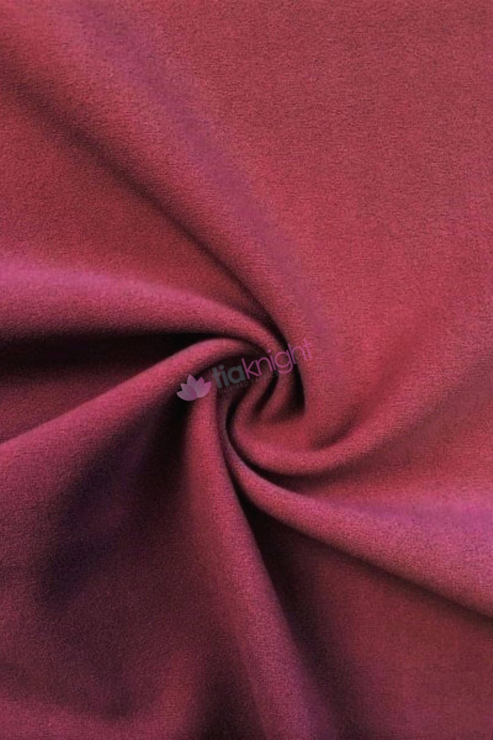 Scuba Crepe Dressmaking Jersey Fabric | Stretchy & Thick Body Control Material | 150 cm Wide | Sold by The Metre | Same Day Dispatch | SQ181, by Tia Knight (Cherry Red) — image 1