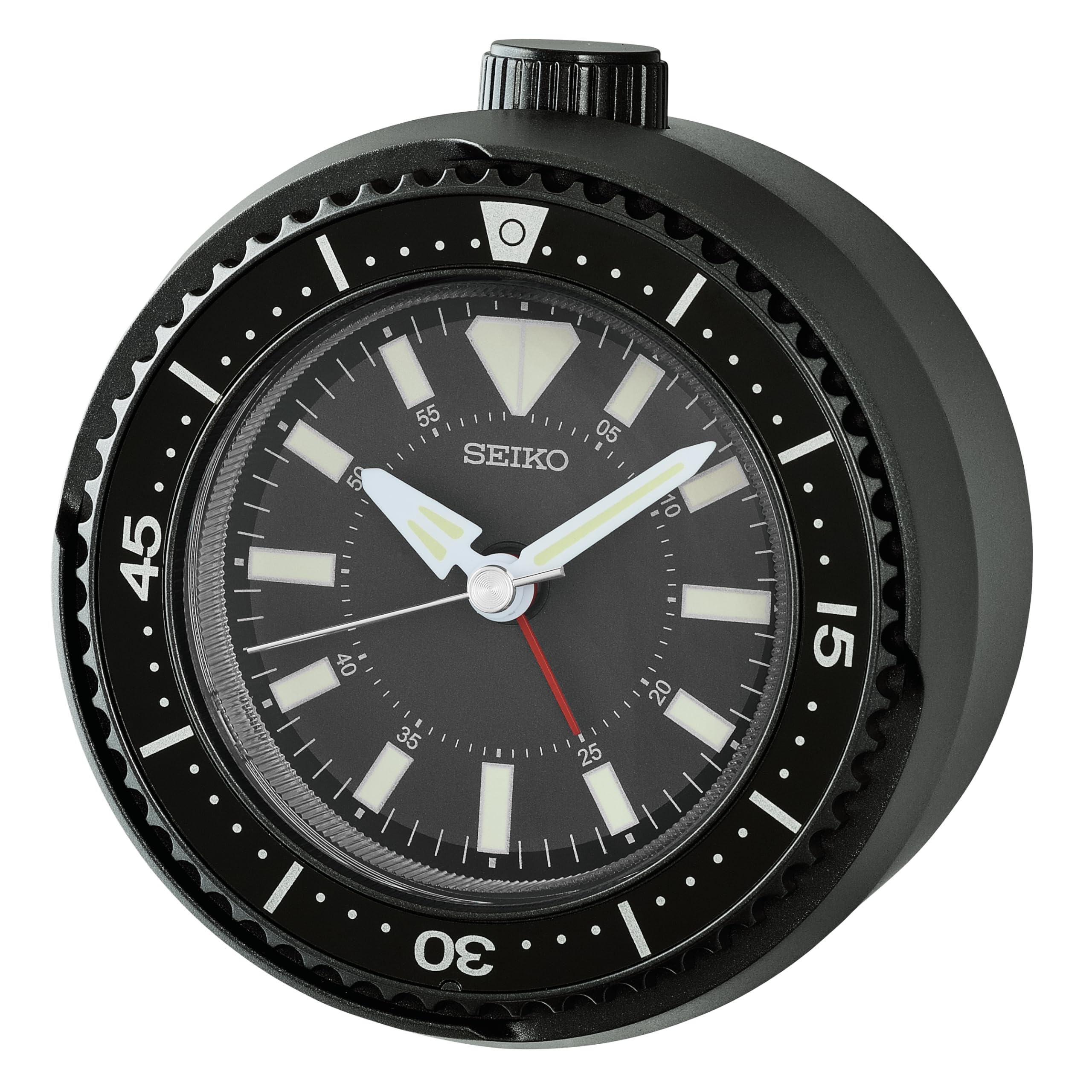 Seiko Black Alarm Clock, Standard
