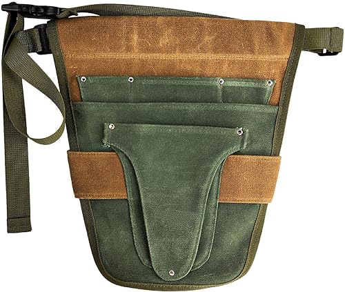 Práctico cinturón de herramientas de jardín, con múltiples bolsillos, resistente, para herramientas de jardinería al aire libre, cinturón para