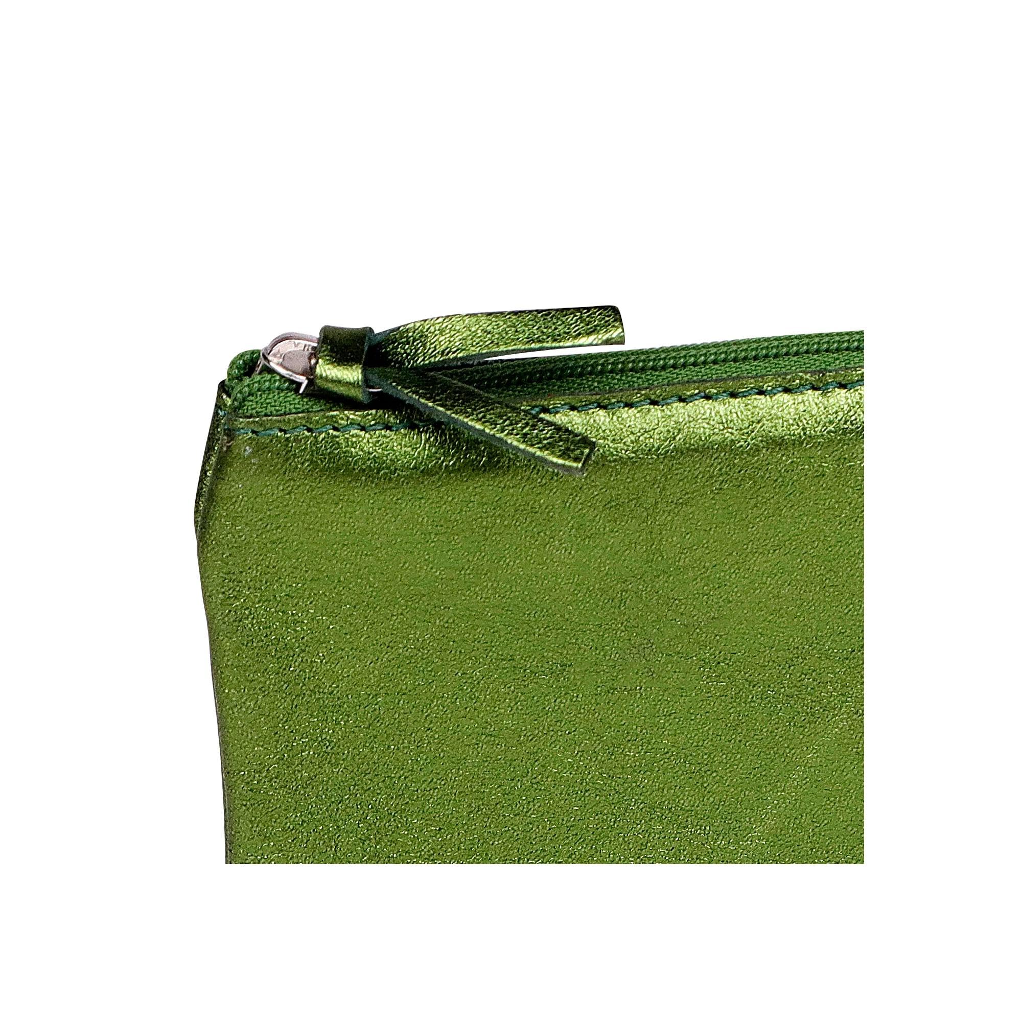 Clairefontaine Cuirisé Pencil Cases, 22 cm, Green (Verde), 22 centimeters - Image 3