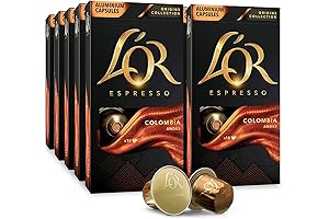 L'OR Espresso Capsules, 100 Count, Single-Serve Capsules