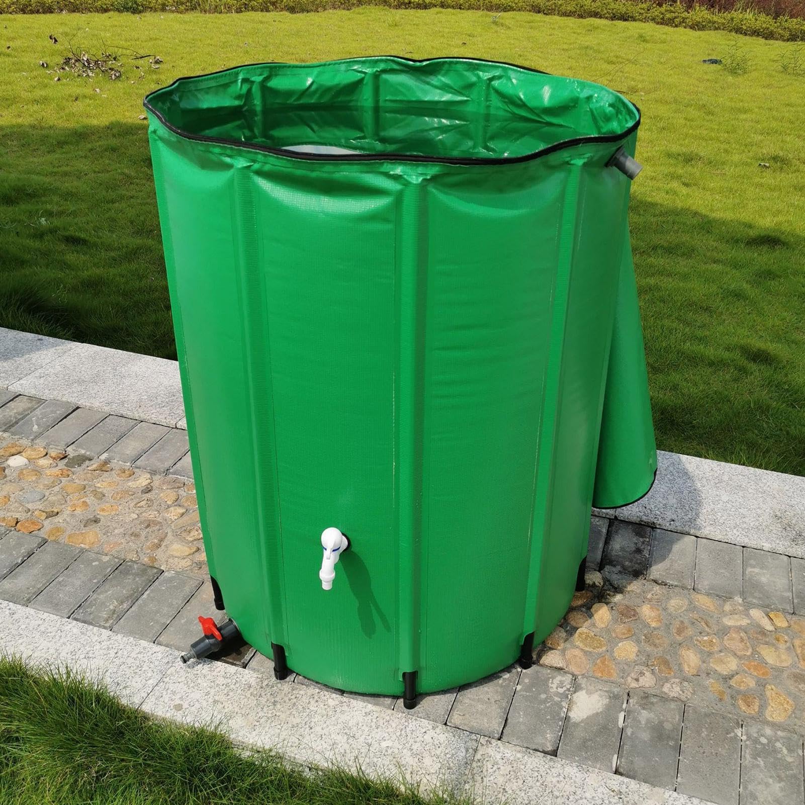 Barril de Lluvia,Barril de colección de Lluvia Tanque colector de Agua de | Recolección de agua de lluvia plegable para riego de jardines, mantenimiento de césped, limpieza de exteriores, c