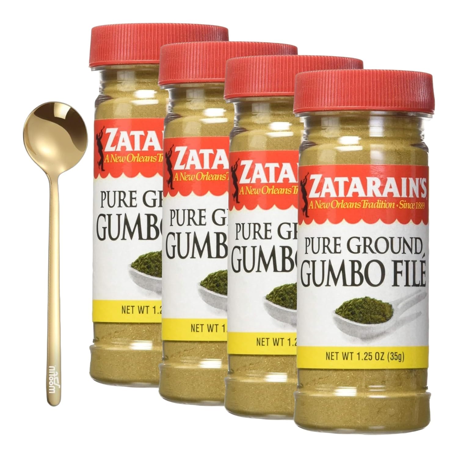Zatarain's Pure Ground Gumbo File, 1.25 oz, Authentic