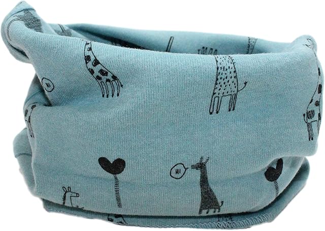 Kids Boys Girls Cotton Multi Use Neck Warmer Scarf Hat Bandana