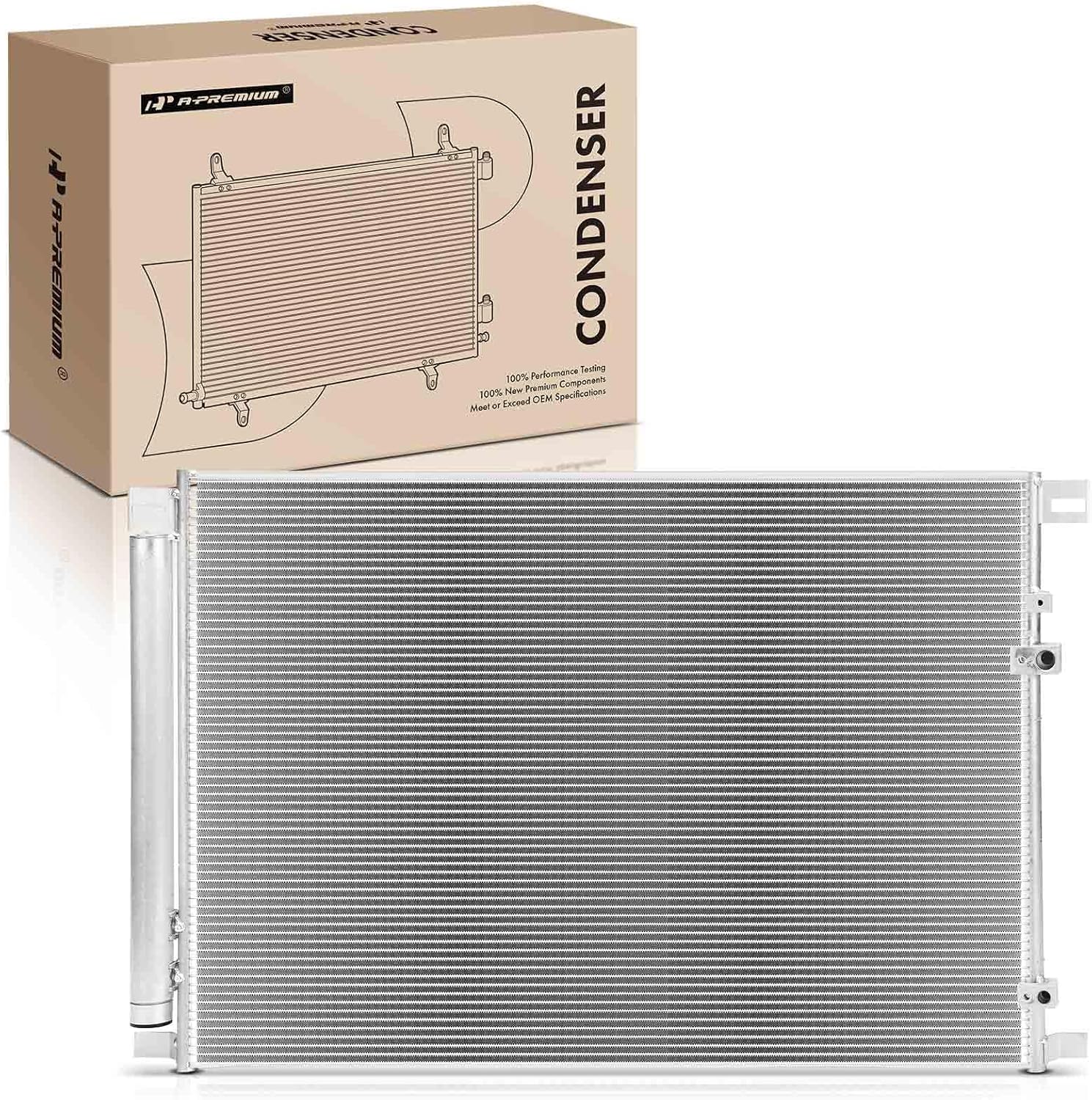 A-Premium Air Conditioning A/C Condenser Compatible with Lexus LS500 2018-2023 3.4L, Replace# 884A050040