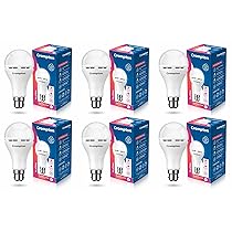 CROMPTON Emergency 9W LED Bulb Base B22 Cool Day Light (Pack of 6)