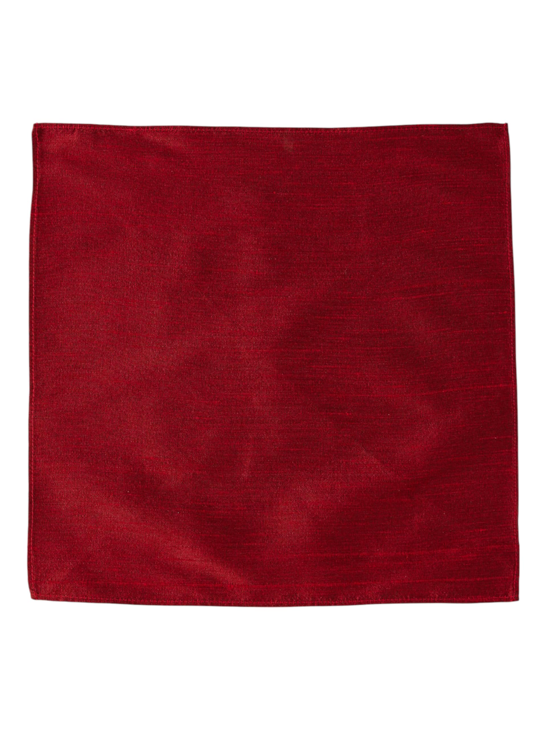 Men's Art Silk Solid Pocket Square (1pc)