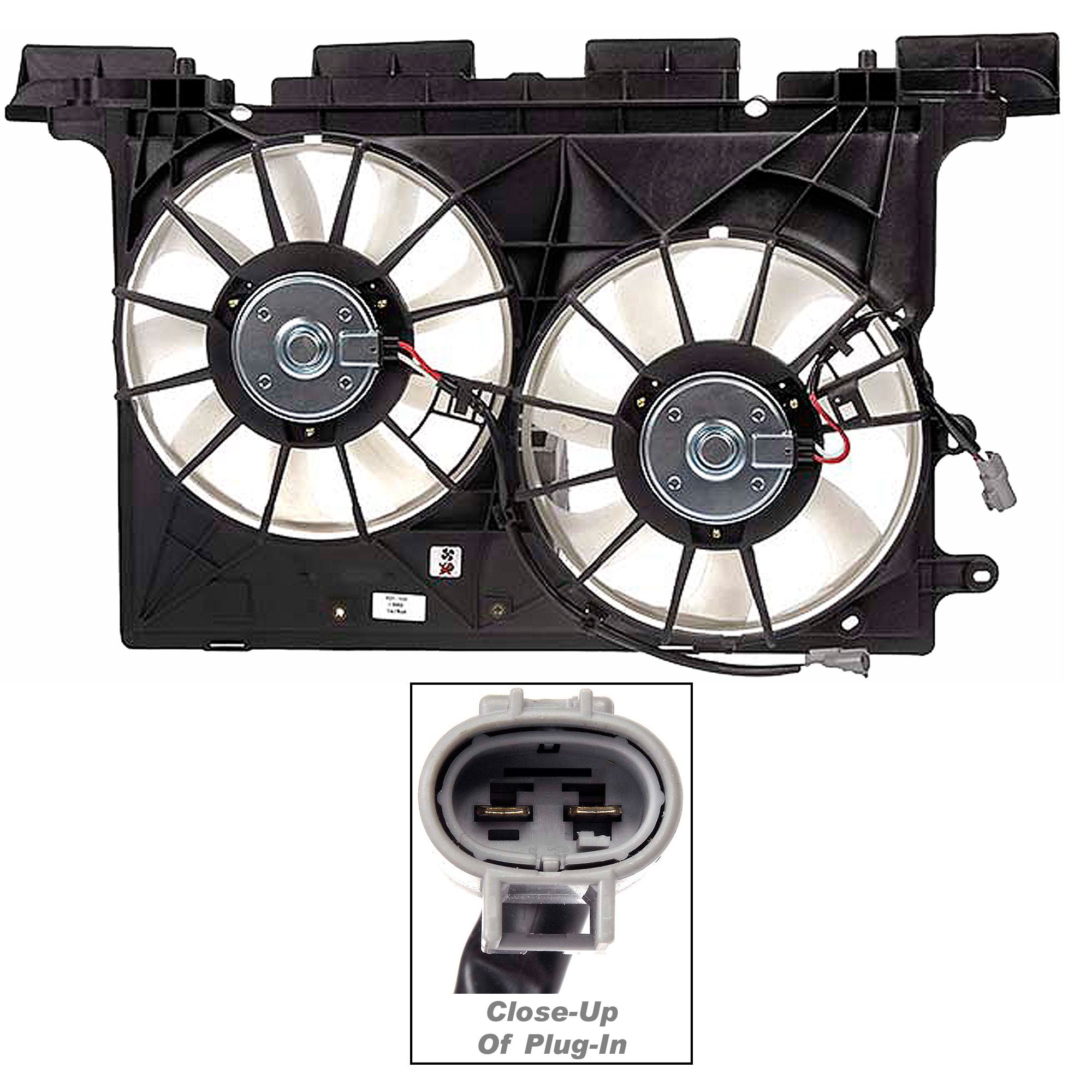 Amazon.com: APDTY 732629 Dual Fan Assembly, Replaces 1636128360 