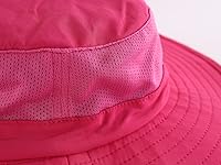 Vista 44 de Home Prefer Sombrero de malla para exteriores UPF50+ Sombrero de pesca de ala ancha con solapa para el cuello Azul marino