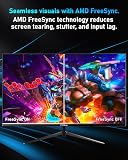 FYHXele Monitor Gamer 24 Polegadas, IPS Full HD, 180Hz, 1ms, Borda Ultra Estreita,280cd/m², HDR, FreeSync/G-Sync | HDMI/DP VESA, Ideal para Home Office, Jogos e Estudos — imagem 6