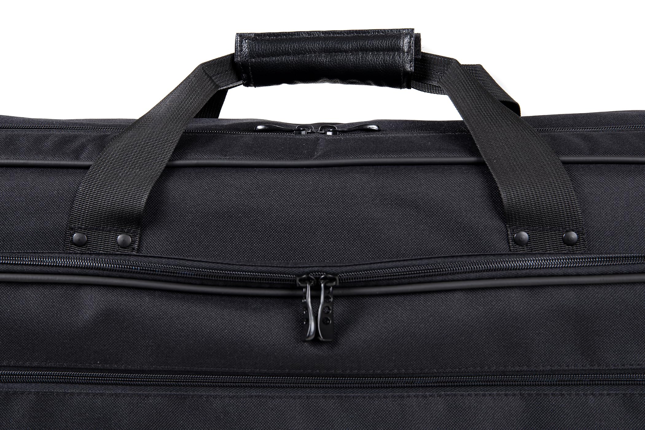 GEWA Keyboard Gig-Bag Premium, reiß- und wasserfest, Cordura 600 Denier, High Density Schaumstoffpolsterung, Fiberglasverstärkung, Metallkarabiner, Namensschild, weicher Tragegriff